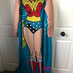 Wonder Woman “Snuggie” sleeved blanket